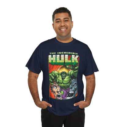 Incredible Hulk T-Shirt - Dale Keown Art - Bruce Banner Psyche - Peter David Story - 1990s Art - Marvel Comics