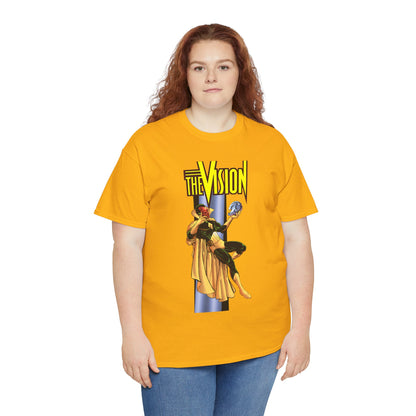 Vision T-Shirt - George Perez Art - Built by Ultron - Avengers Member - Marvel Comics
