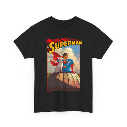 Superman & Krypto T-Shirt - 2025 Movie - Superdog from Krypton - Man of Steel, Smallville - DC Comics