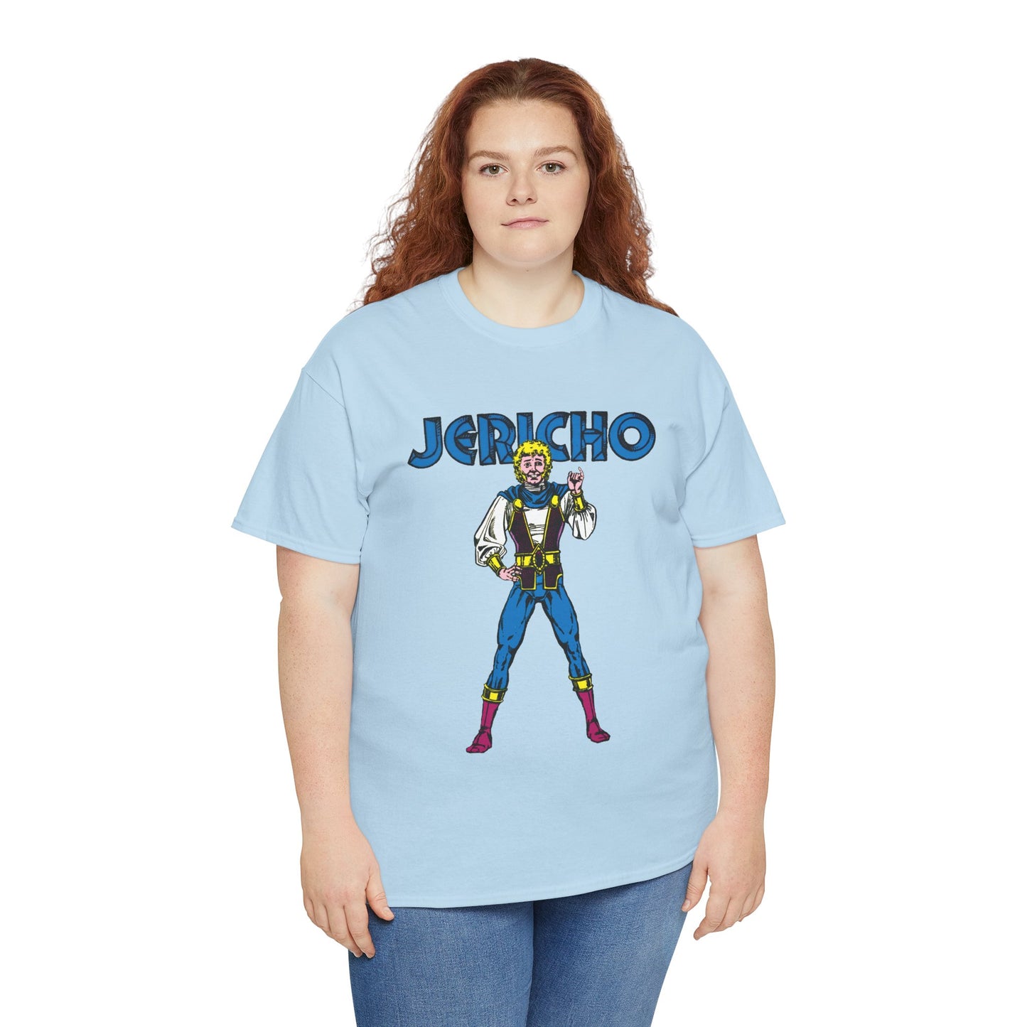 Jericho T-Shirt - George Perez Art - New Teen Titans Member - Son of Deathstroke, Brother of Ravager - DC Comics