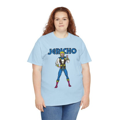 Jericho T-Shirt - George Perez Art - New Teen Titans Member - Son of Deathstroke, Brother of Ravager - DC Comics