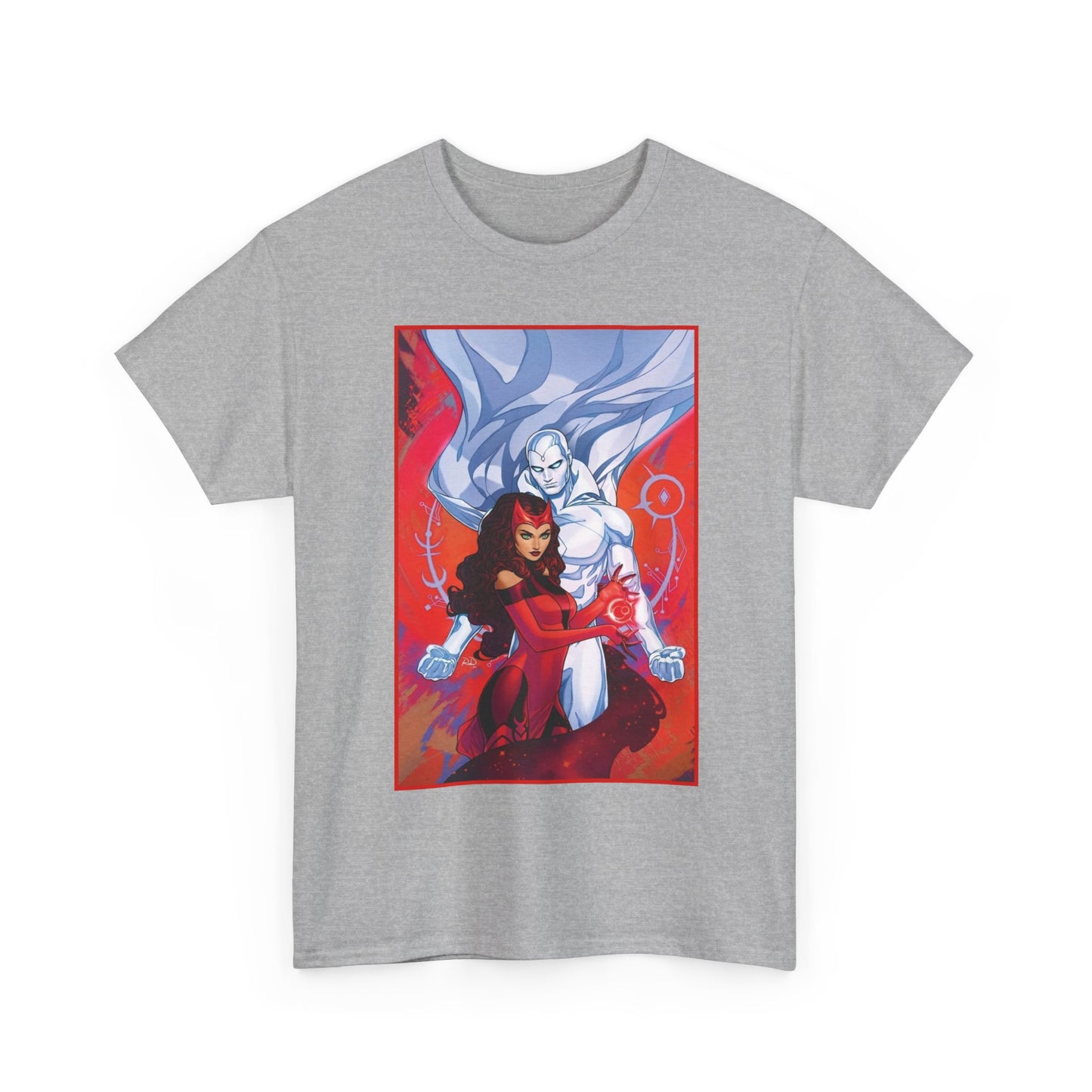 Scarlet Witch & Vision T-Shirt - Russell Dauterman Art - Avengers Members - Marvel Comics