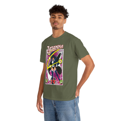 Zatanna T-Shirt - George Perez Postcard Art - Justice League Magic Member - JLA Satellite Era - DC Comics