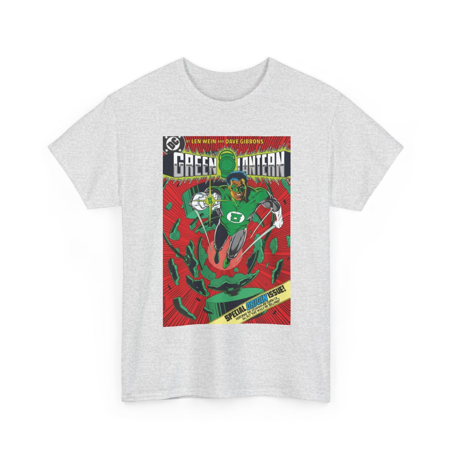 Green Lantern #185 T-Shirt - Dave Gibbons Art - John Stewart Origin Issue - DC Comics