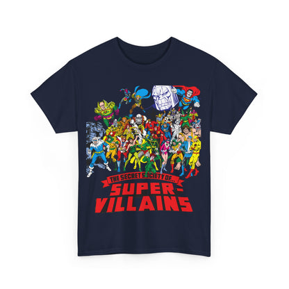 Secret Society of Super-Villains T-Shirt - DC Comics - SSOSV - Luthor, Grodd, Darkseid, Sinestro, Poison Ivy, Mirror Master
