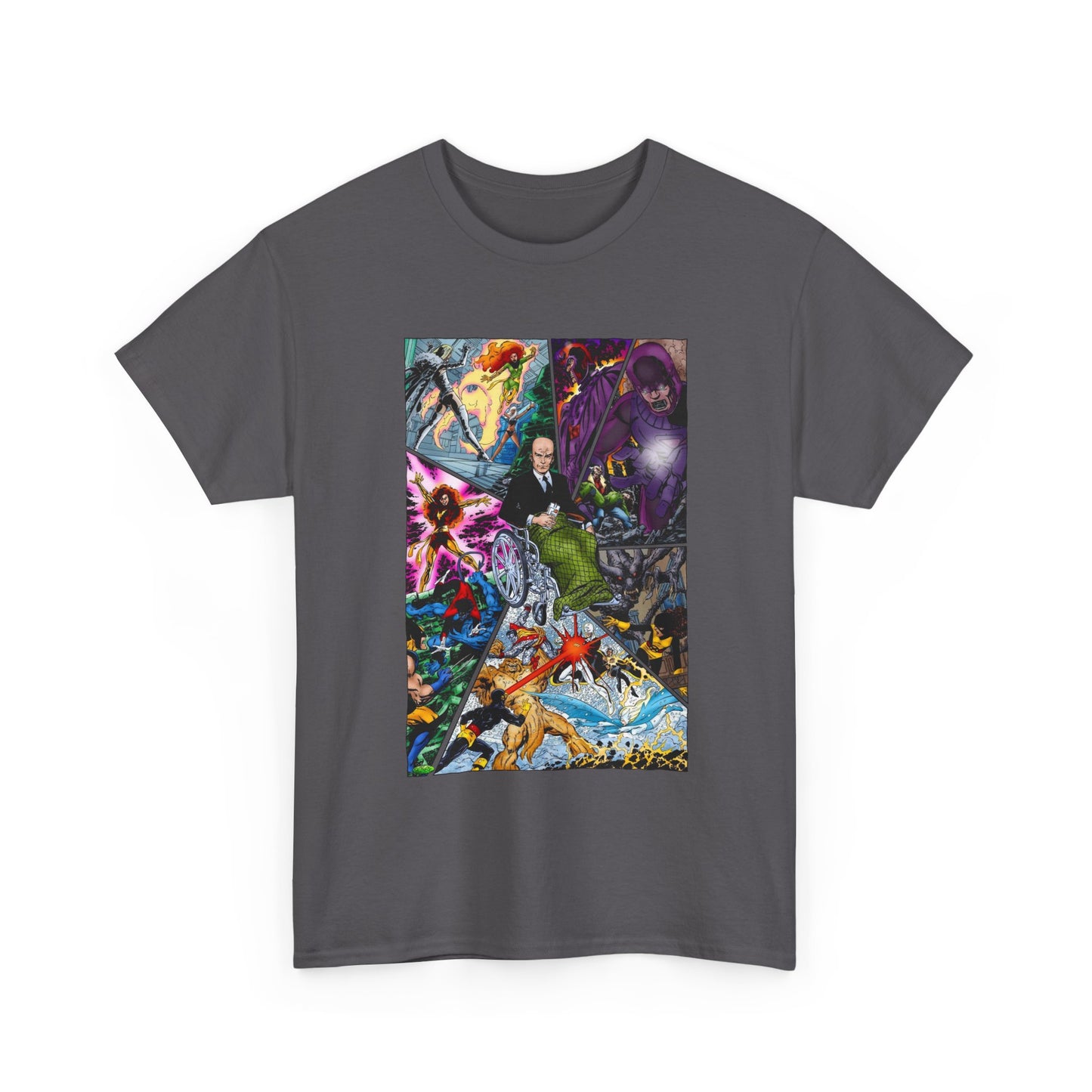 Professor X T-Shirt - John Byrne Art - Charles Xavier, X-Men Founder - Dark Phoenix, Cyclops, Sentinels - Marvel Comics