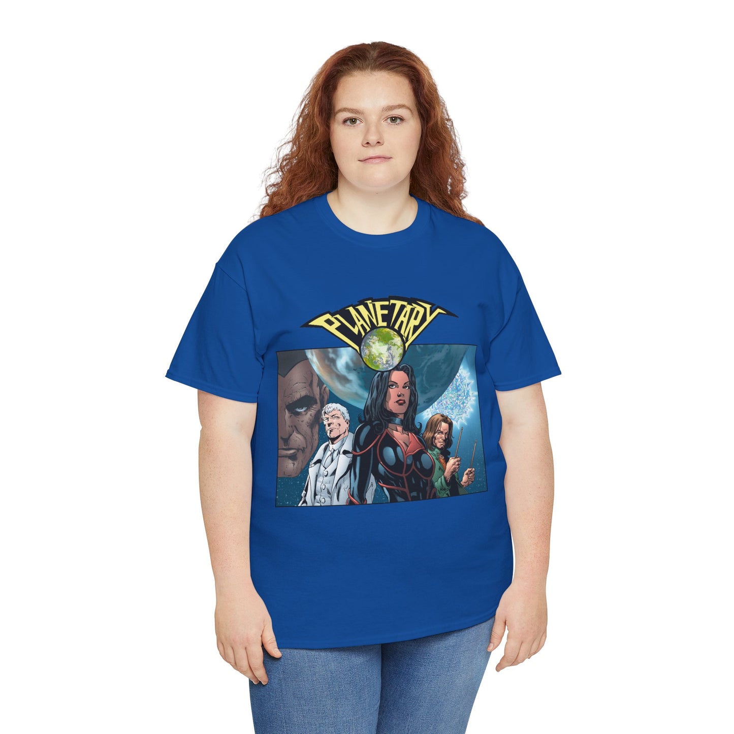 Planetary T-Shirt - Phil Jimenez Art - The Drummer, Jakita Wagner & Elijah Snow - DC Comics/Wildstorm - Ellis Story