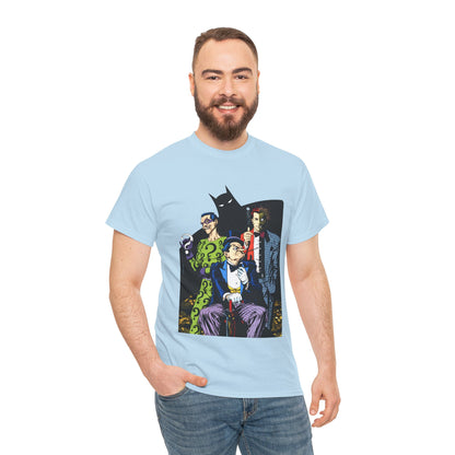 Riddler, Two-Face, Penguin T-Shirt - Brian Bolland Art - DC Comics
