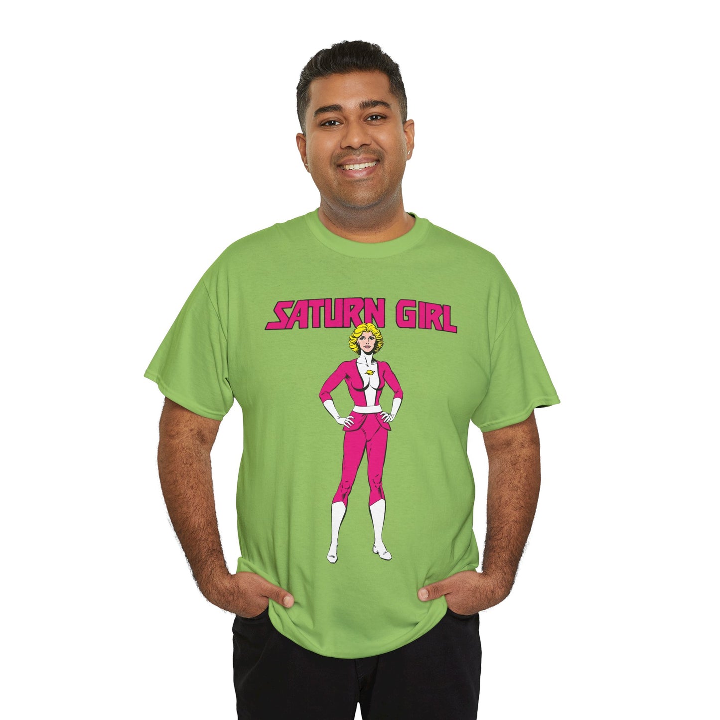 Saturn Girl T-Shirt - Curt Swan Art - Legion of Super-Heroes Founding Member - DC Comics