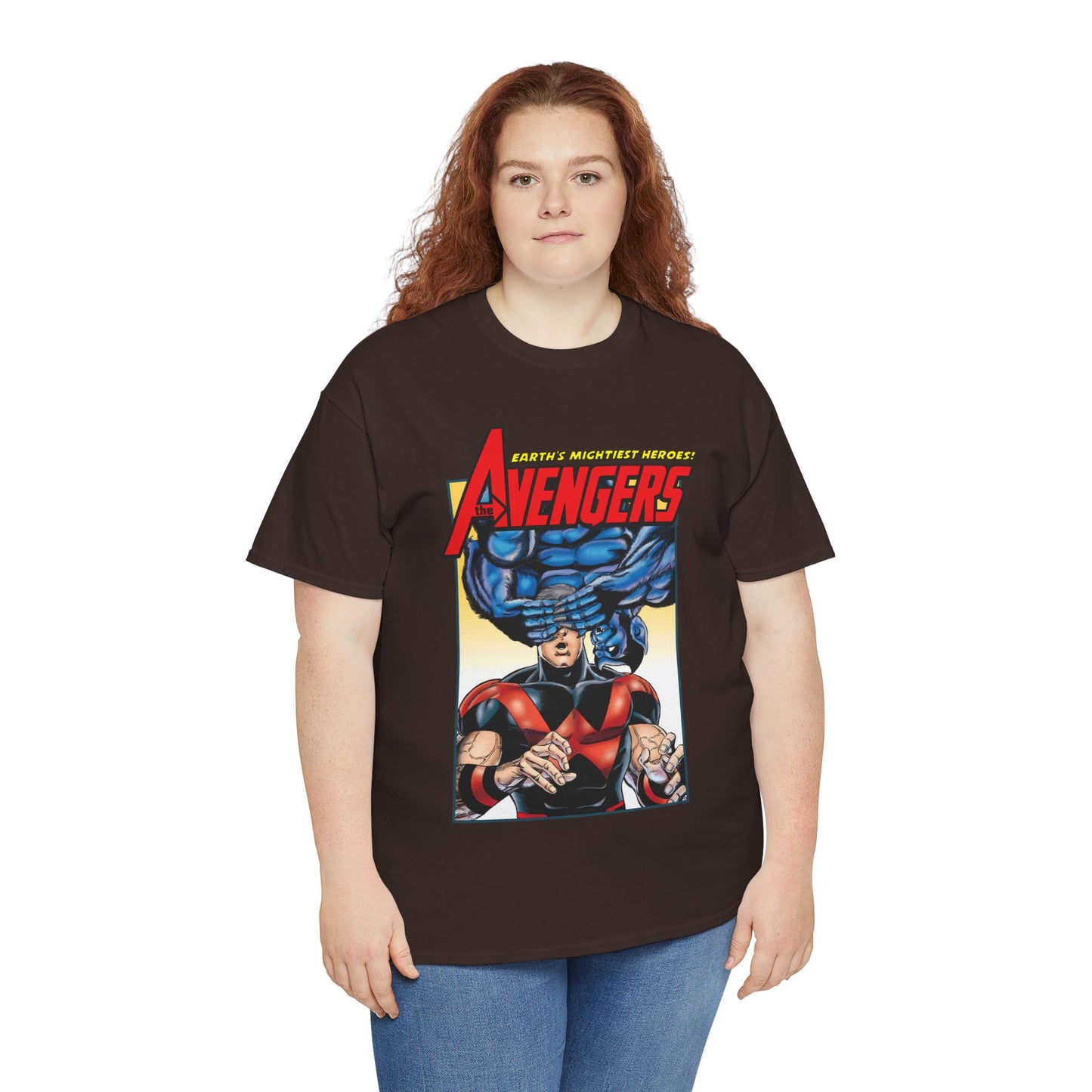 Avengers T-Shirt - George Perez Art - Wonder Man & Beast (Simon Williams & Hank McCoy) - Marvel Comics