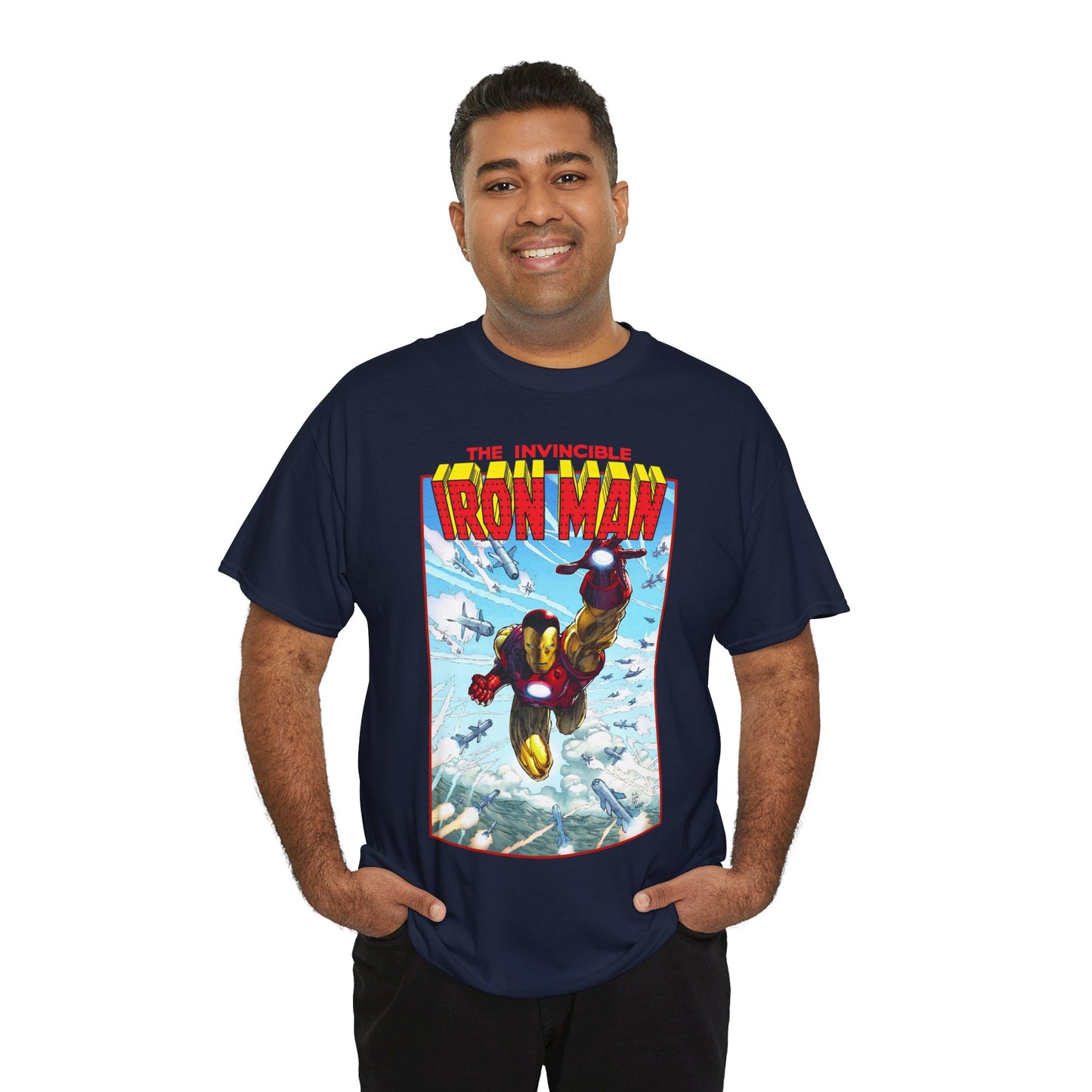 Iron Man T-Shirt - Marc Silvestri Art - Tony Stark Armor - Avengers Member & Leader - Marvel Comics