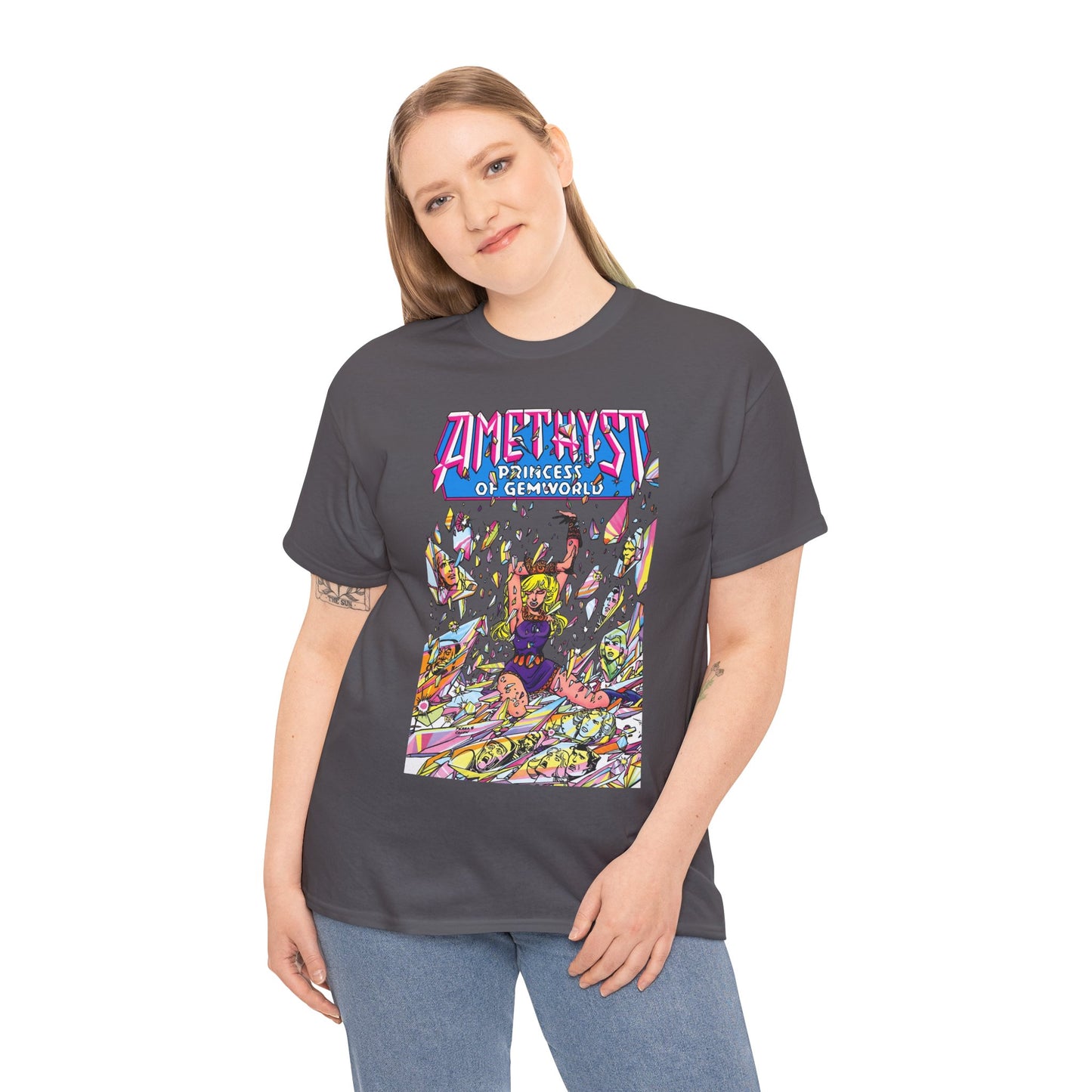 Amethyst Princess of Gemworld T-Shirt - George Perez Art - Lord Topaz, Dark Opal, Granch, Citrina - DC Comics