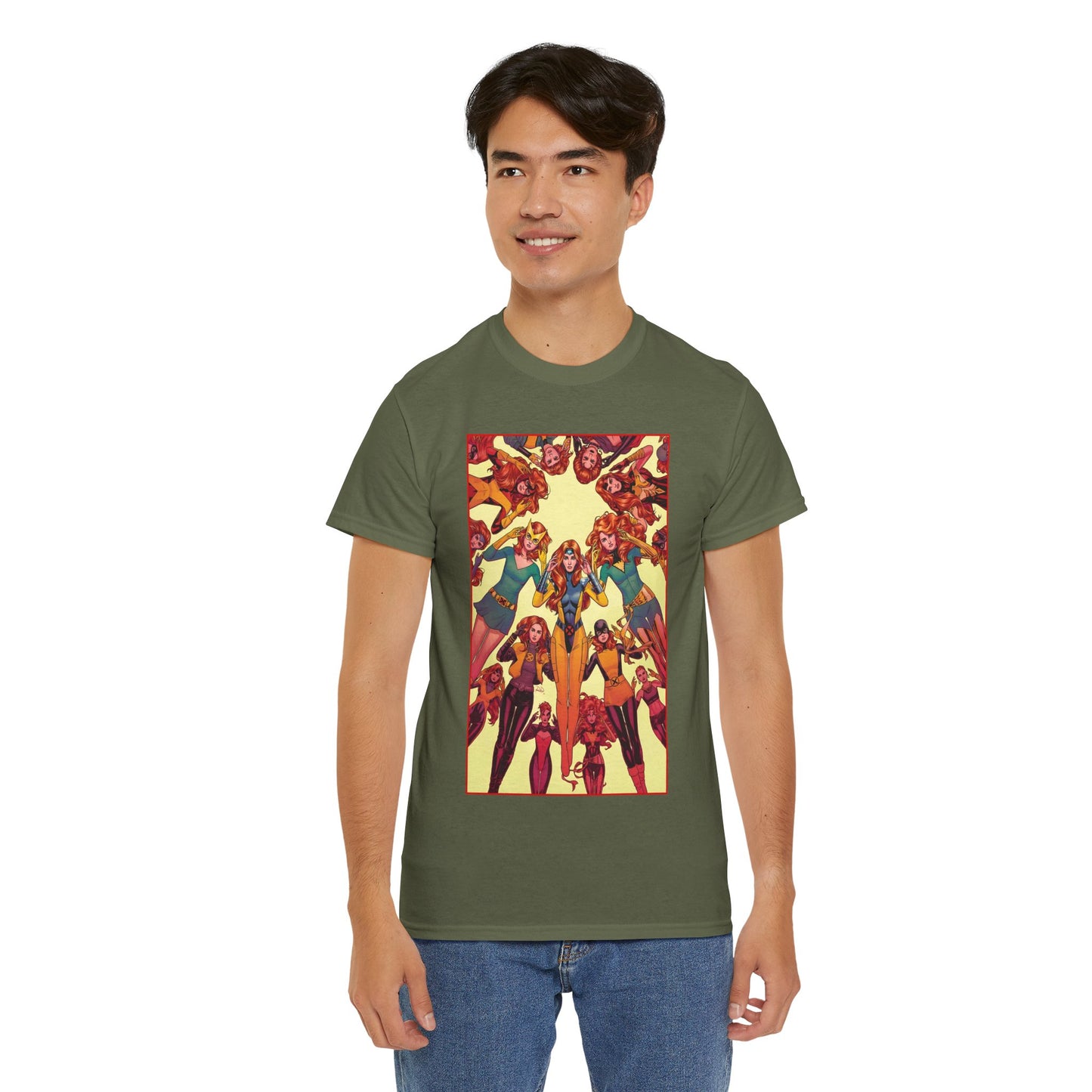 Jean Grey T-Shirt - Russell Dauterman Art - Marvel Girl, Dark Phoenix - X-Men Variant Cover - Marvel Comics