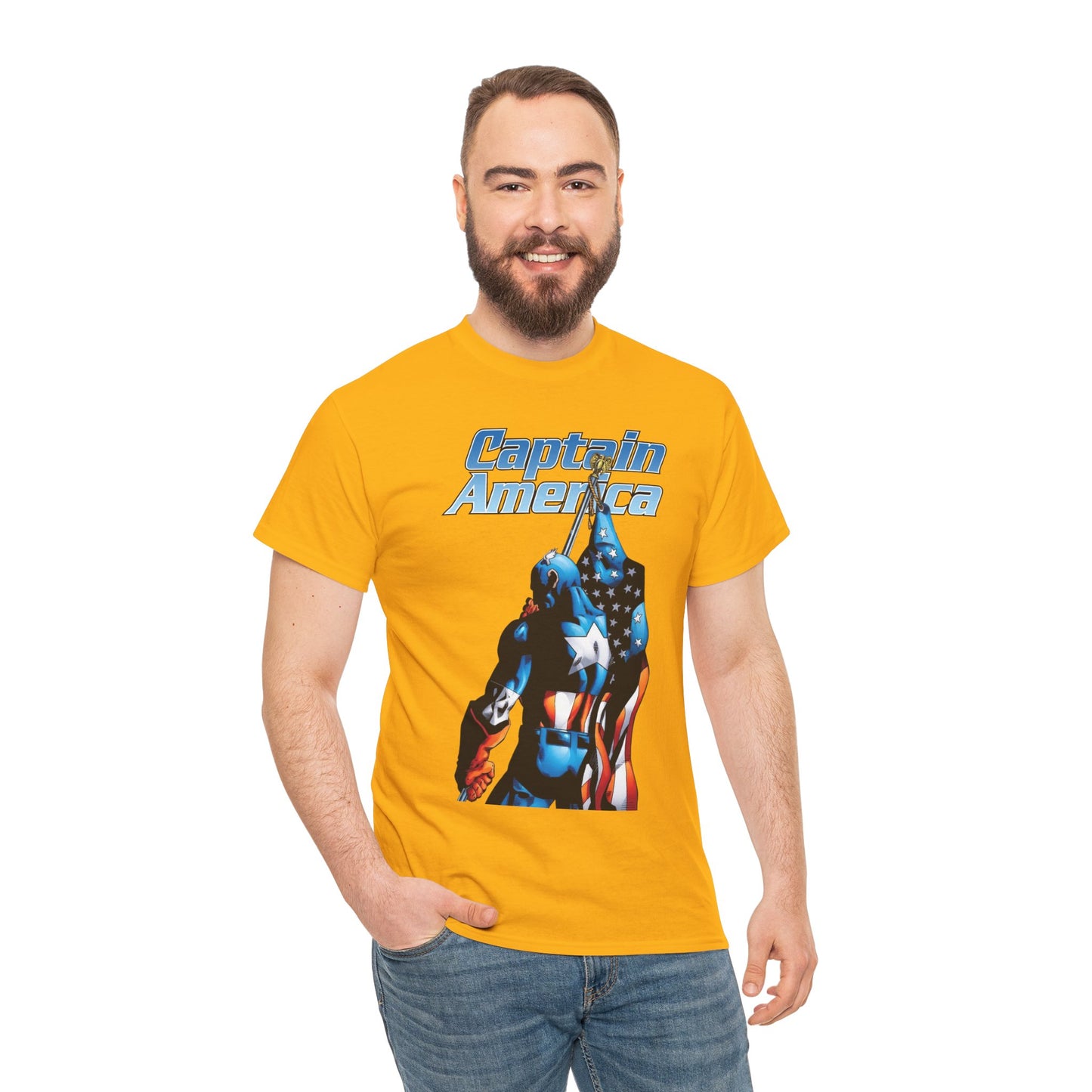 Captain America T-Shirt - Dan Jurgens Art - Marvel Comics