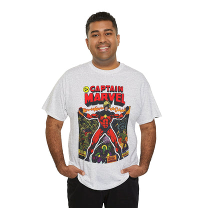 Captain Marvel T-Shirt - Jim Starlin Art - Thanos - Drax the Destroyer - Issue #32 Cover Art