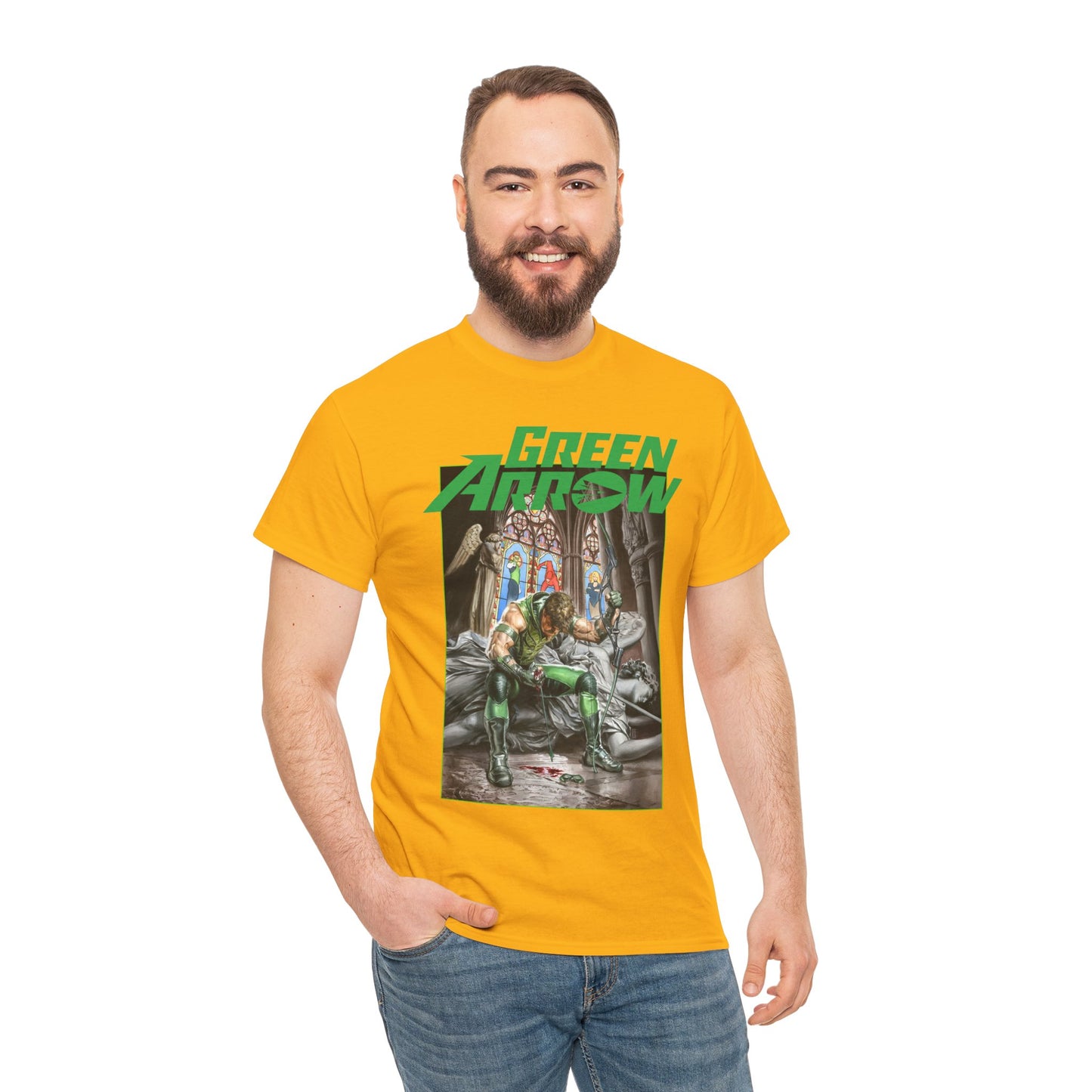 Green Arrow T-Shirt - Mauro Cascioli Art - DC Comics