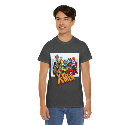 X-Men T-Shirt - Arthur Adams Art - Cyclops, Nightcrawler, Storm, Wolverine, Thunderbird, Sunfire, Banshee - Marvel Comics