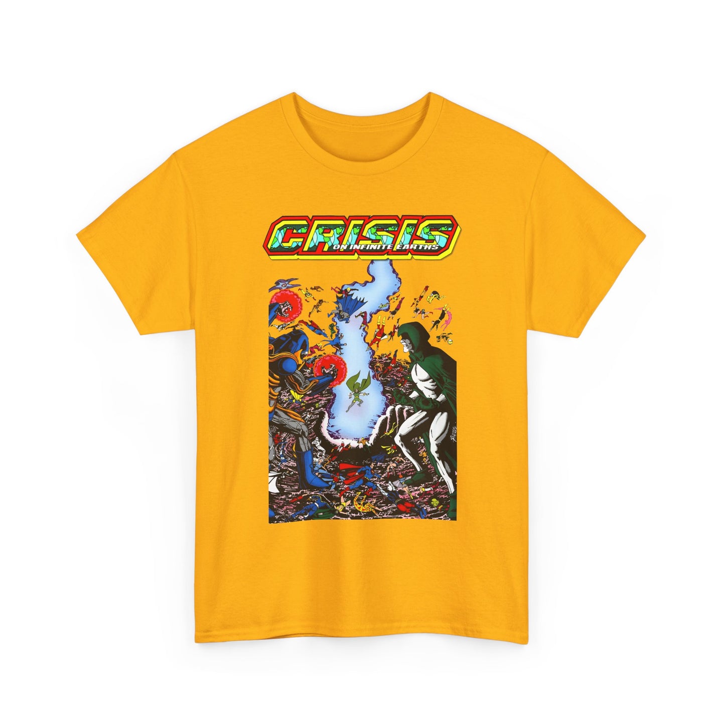 Crisis on Infinite Earths T-Shirt - George Perez Art - #10 Cover - Spectre Vs Anti-Monitor - DC Comics
