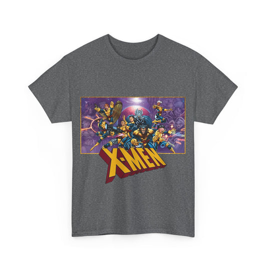 X-Men T-Shirt - Jim Lee Art - Wolverine, Storm, Gambit, Psylocke, Jubilee, Forge, Banshee - Marvel Comics Mutants