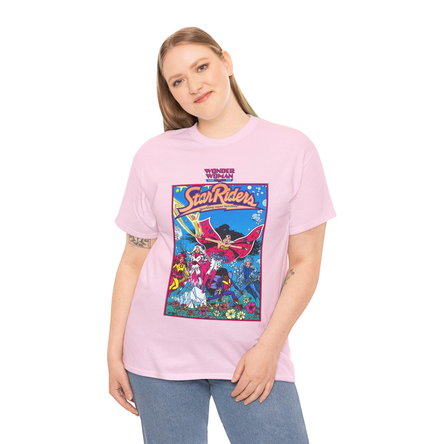 Wonder Woman & the Star Riders Shirt - 1980s Concept Figures - Promotional Art - DC Comics
