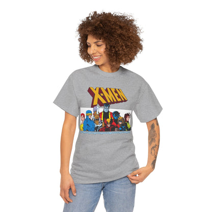 X-Men T-Shirt - Arthur Adams Art - Cyclops, Nightcrawler, Storm, Wolverine, Shadowcat, Phoenix (Rachel Summers), Colossus, Rogue - Marvel Comics
