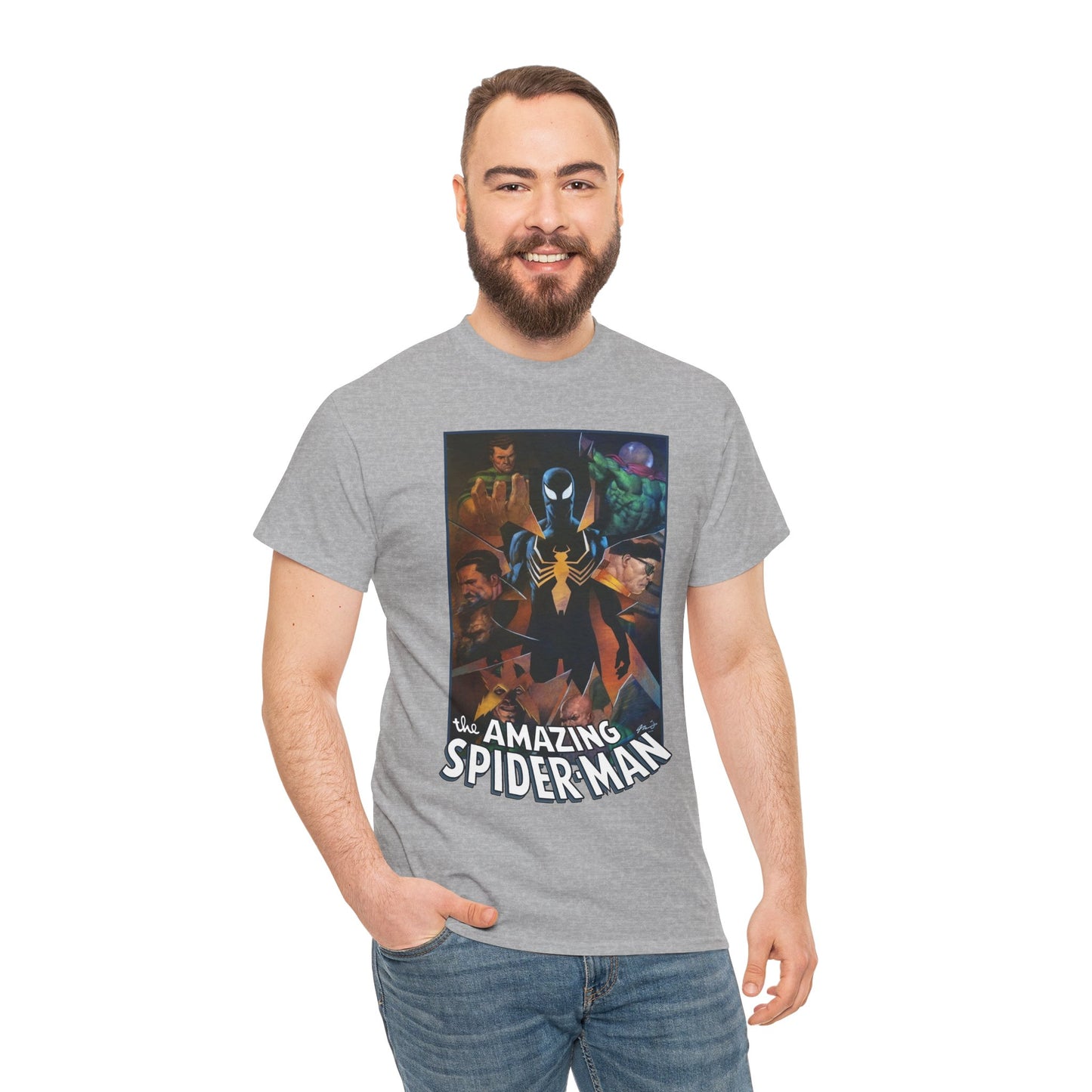 Amazing Spider-Man & Sinister Six T-Shirt - Ariel Olivetti Art - Marvel Comics