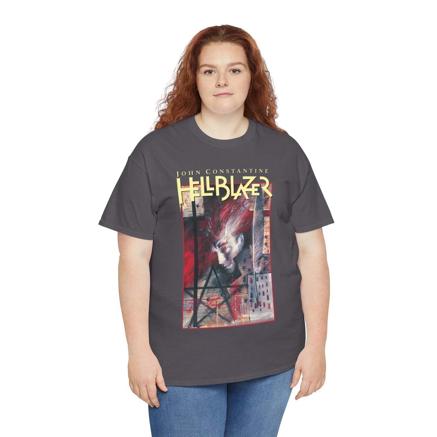 John Constantine Hellblazer T-Shirt - Dave McKean Art - DC Comics/Vertigo