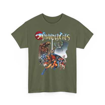 Thundercats T-Shirt - Lion-O, Panthro, Cheetara, Tygra, Snarf, WilyKit and WilyKat, Mumm-Ra