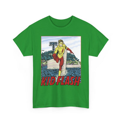 Kid Flash T-Shirt - George Perez Art - Wally West - New Teen Titans Member - Titans Tower - Future Flash - DC Comics