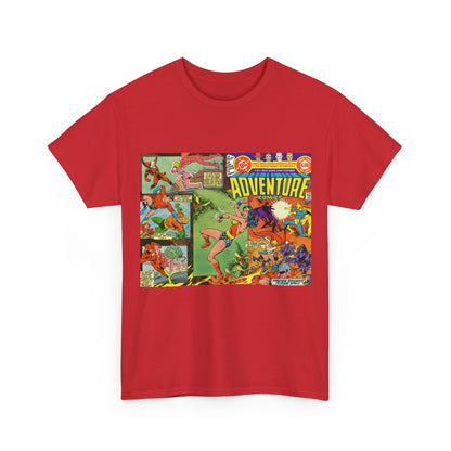 Adventure Comics #463 T-Shirt - Wonder Woman, Dr Fate, Power Girl, Deadman, Aquaman, Aqualad, Flash - DC Comics