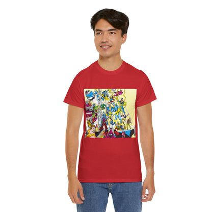 Who's Who in the DC Universe T-Shirt - George Perez Art - Black Lightning, Black Orchid - #3 Cover Art - DC Comics