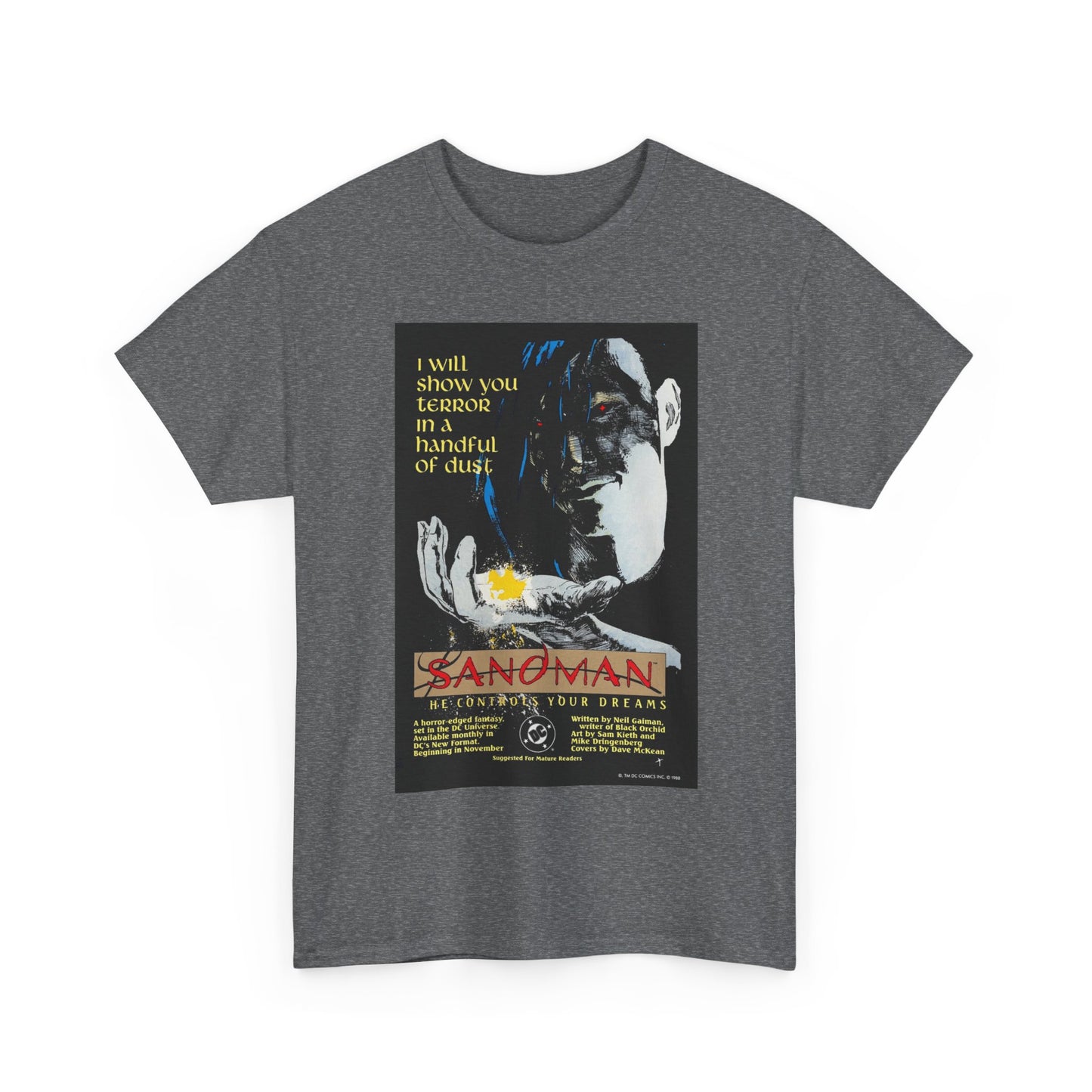 Sandman Ad T-Shirt - 1988 DC/Vertigo Comics