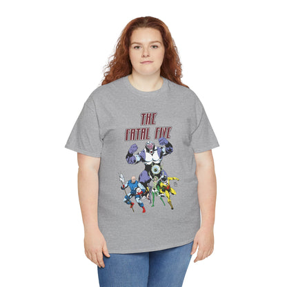 Fatal Five T-Shirt - Legion of Super-Heroes Villains - DC Comics LOSH - Validus, Emerald Empress
