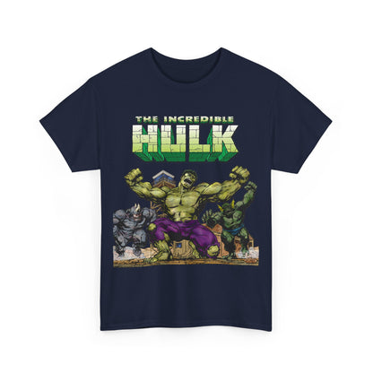 Incredible Hulk T-Shirt - Classic John Byrne Art - Rhino, Abomination - Marvel Comics - Bruce Banner