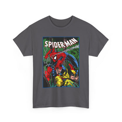 Spider-Man & Wolverine T-Shirt - Todd McFarlane Art - Marvel Comics