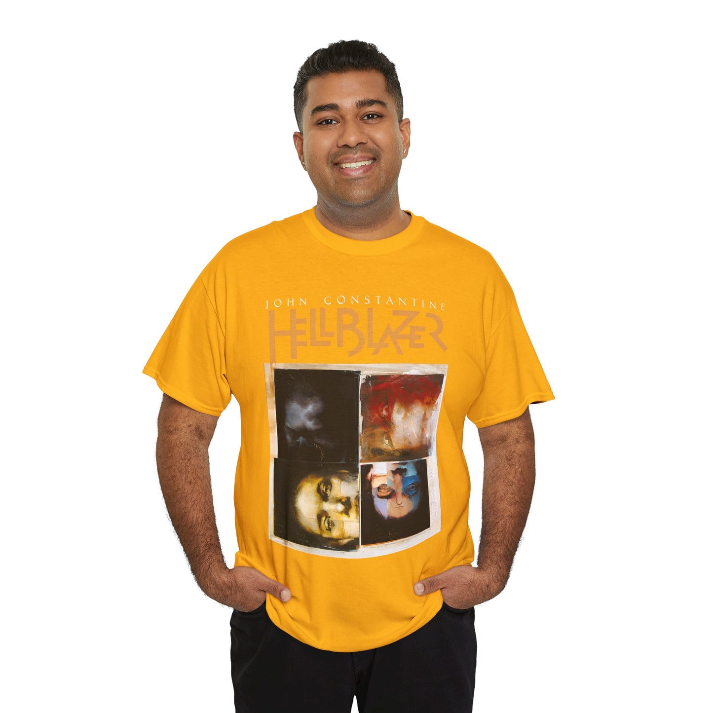 John Constantine Hellblazer T-Shirt - Dave McKean Art - DC Comics, Vertigo