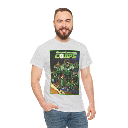 Green Lantern Corps T-Shirt - Brian Bolland Art - DC Comics - Hal Jordan, Tomar Re, Katma Tui
