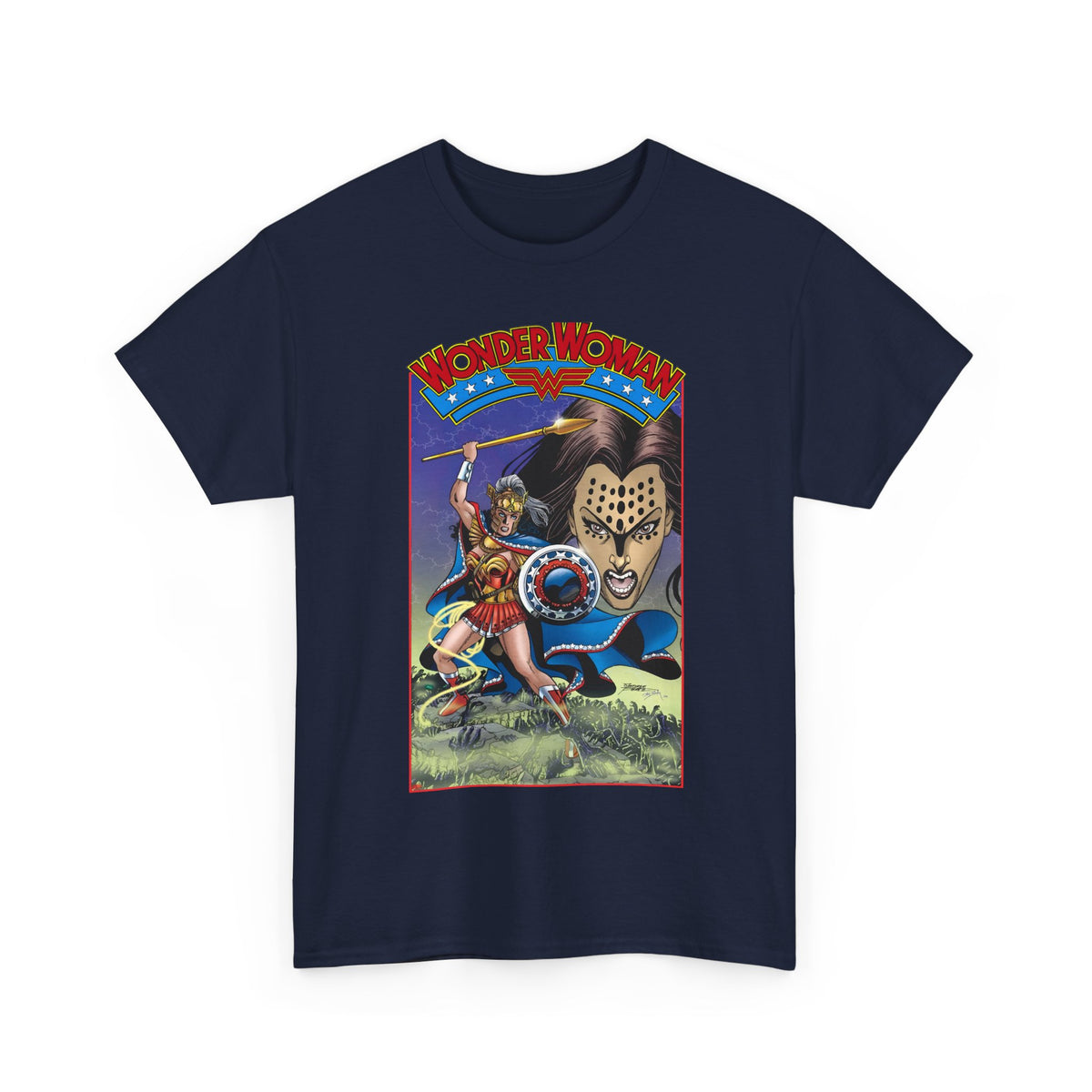 Wonder Woman T-Shirt - George Perez Art - Cheetah, 1980s - DC Comics