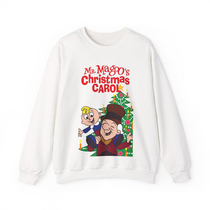 Mr. Magoo's A Christmas Carol Heavy Blend Crewneck Sweatshirt - Festive Holiday Cartoon Special