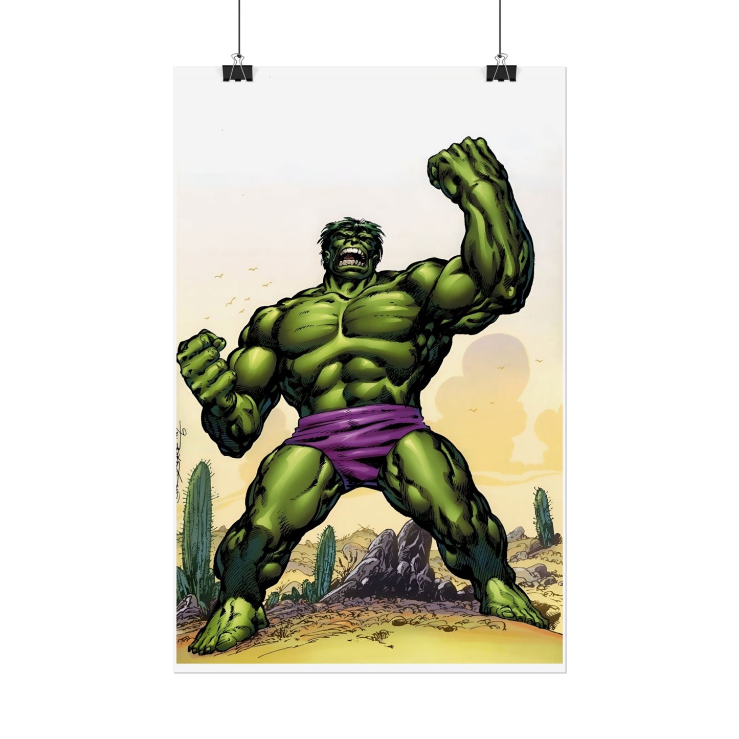 Incredible Hulk Rolled Poster - John Byrne Art - Marvel Comics - Multiple Sizes Up to 24"x36"