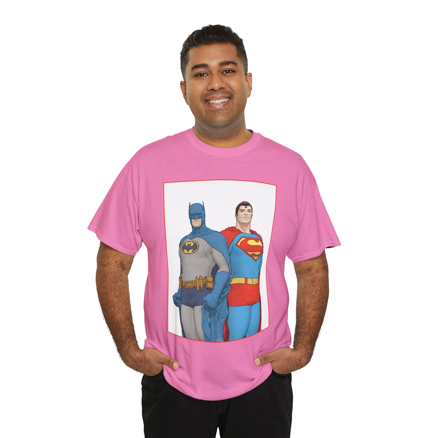Superman & Batman T-Shirt - Frank Quitely Art - World's Finest Variant Cover Art - DC Comics