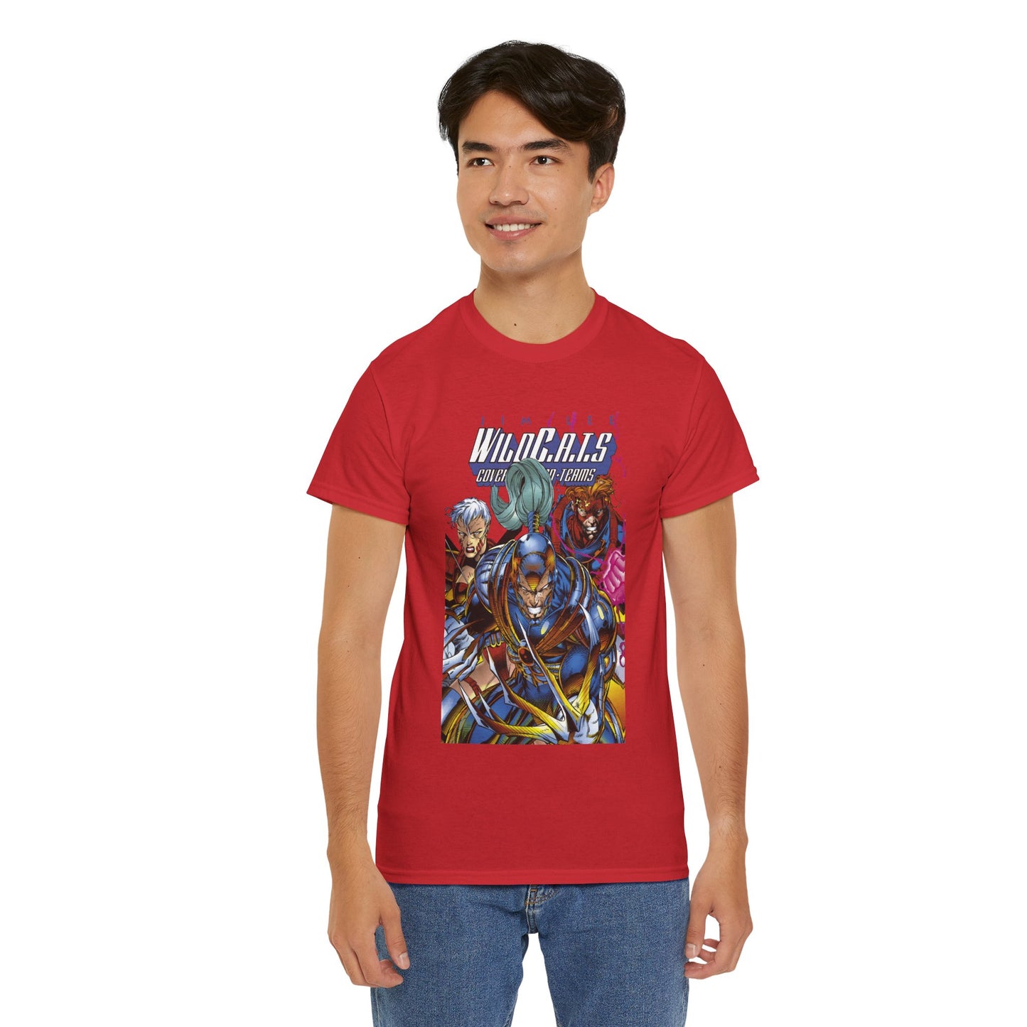 Wildcats T-Shirt - Jim Lee Art - Spartan, Warblade, Zealot - DC/Wildstorm/Image Comics