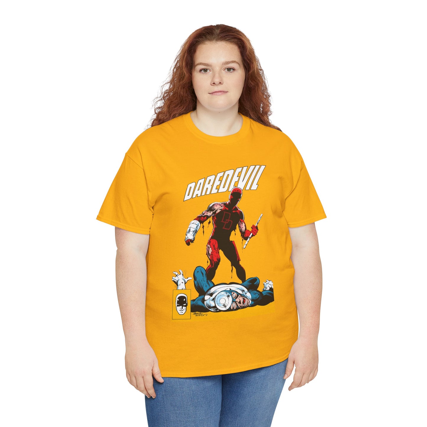 Daredevil T-Shirt - John Byrne Art - Marvel Comics - Bullseye - Matt Murdock, Man Without Fear