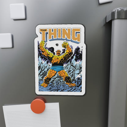 The Thing Die-Cut Magnet - John Byrne Art - Fantastic Four Member - Post Secret Wars Series - Ben Grimm - Marvel Comics - 3", 4", 5", 6"