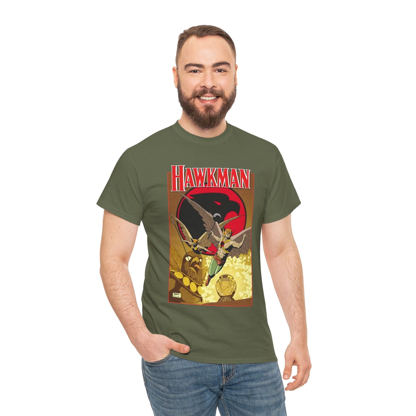 Hawkman T-Shirt - Carter Hall/Katar Hol - Thanagar - Justice League/Justice Society Member - DC Comics