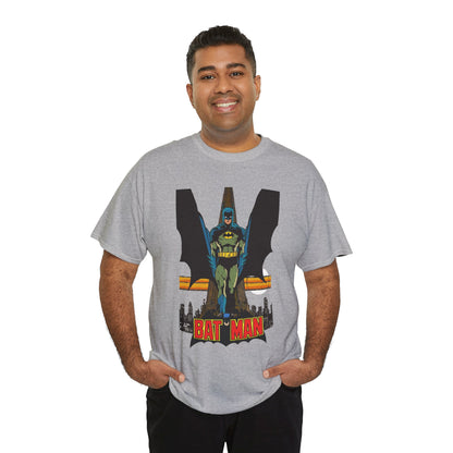 Batman T-Shirt - George Perez Art - JLA 80s Postcard Set - DC Comics - Gotham City - Justice League of America Member