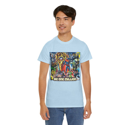 DC One Million T-Shirt - Phil Jimenez Art - Future Versions of Superman, Batman, Wonder Woman, Green Lantern, Flash - DC Comics