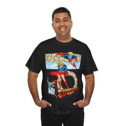 Supergirl T-Shirt - Krypton, Superman, Kara, Kandor - DC Comics - 1980s Art - Style Guide - Superman's Cousin
