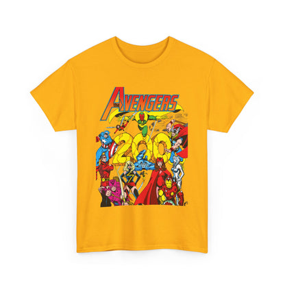 Avengers T-Shirt - George Perez Art - #200 Cover - Thor, Scarlet Witch, Iron Man, Vision, Hawkeye, Beast, Jocasta, Wasp, Captain America, Wonder Man