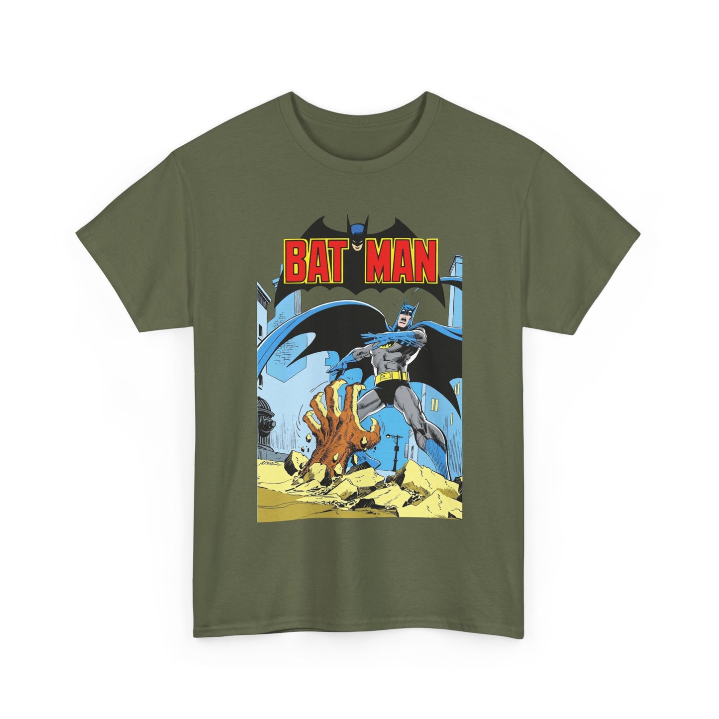 Batman T-Shirt - Jim Aparo Art - Bronze Age Art - Vs the Mole - DC Comics